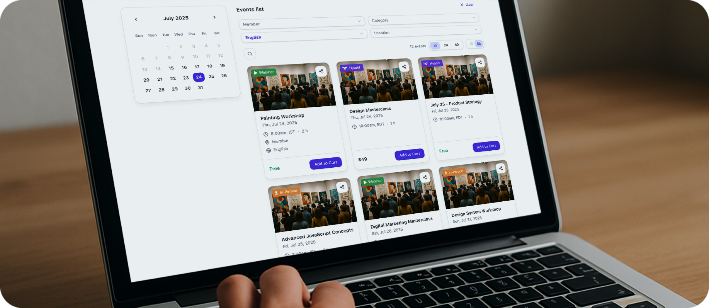 servv wordpress events plugin