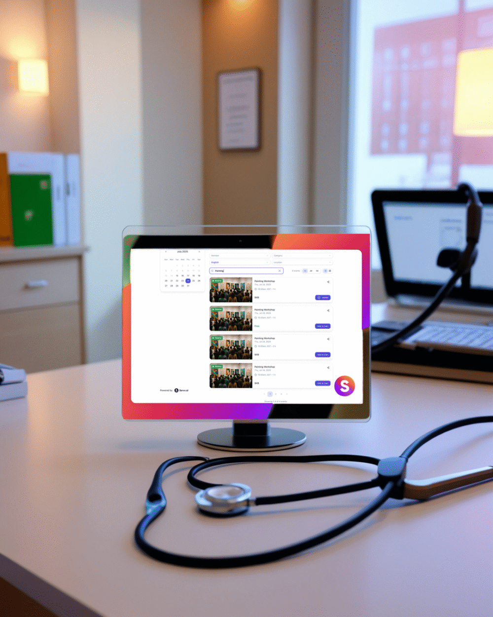 create managed event booking sites using Servv Cloud